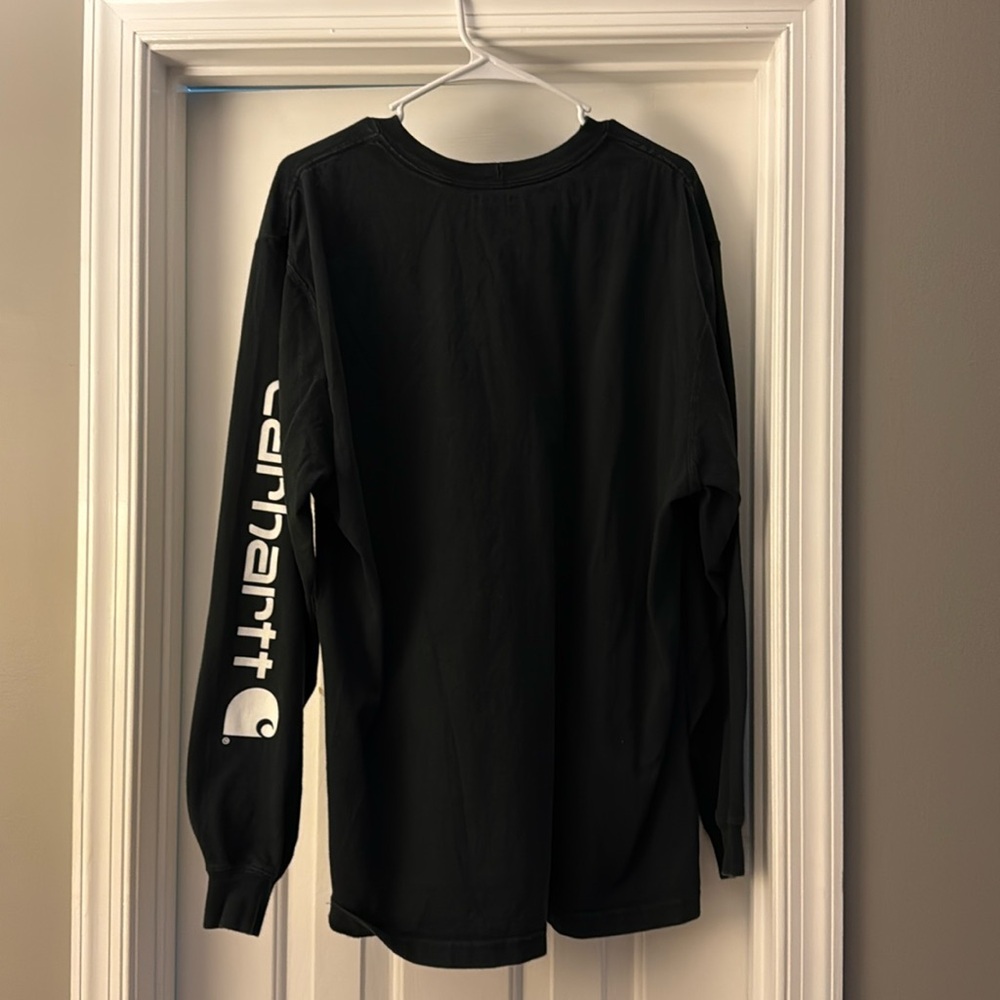 Carhartt Men’s Long Sleeve T-Shirt | Size Large | Black